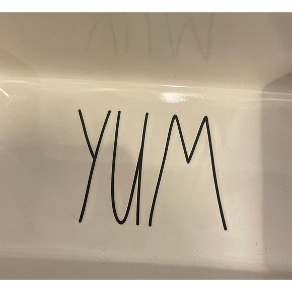 Rae Dunn YUM Ceramic Bread Loaf Dish - Picture 2 of 3